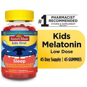 Nature Made Kids First Sleep, Kids Melatonin Gummies, Sleep Aid, 45 Count - Nature Made