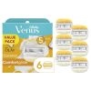 Gillette Venus Comfort Glide Olay Coconut Razor Blades Refill, 6 Ct, Female - Gillette