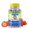 Spring Valley Vitamin D3 Vegetarian Jelly Beans, 50 Mcg, 2000 IU, 60 Count - Spring Valley