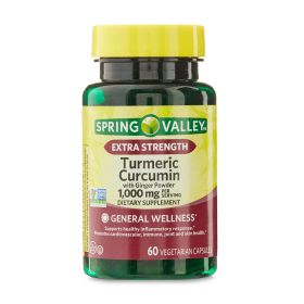 Spring Valley  Extra Strength Turmeric 60ct - Spring Valley