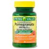 Spring Valley Standardized Extract Pomegranate Antioxidant Support Dietary Supplement Vegetarian Capsules, 400 mg, 30 Count - Spring Valley