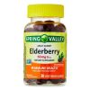 Spring Valley Elderberry Immune Healthy Dietary Supplement Vegetarian Gummies, 50 mg, 30 Count - Spring Valley