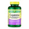 Spring Valley Cayenne Metabolism Support Dietary Supplement Capsules, 455 mg, 100 Count - Spring Valley