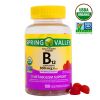 Spring Valley Non GMO Vitamin B12 Vegetarian Gummies, Raspberry, 500 mcg, 100 Count - Spring Valley