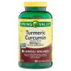 Spring Valley Turmeric Curcumin with Ginger Powder General Wellness Dietary Supplement Vegetarian Capsules, 500 mg, 250 Count - Spring Valley