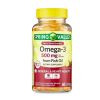 Spring Valley Omega-3 Fish Oil Softgels, Lemon, 500 mg, 60 Count - Spring Valley