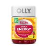 OLLY Extra Strength Daily Energy Gummy Supplement with CoQ10 & B12, Caffeine Free, Berry Yuzu, 60 Count - OLLY