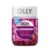 OLLY Extra Strength Elderberry Gummies, Immune Support, Vitamin C, D, Zinc, Berry, 60 Count - OLLY