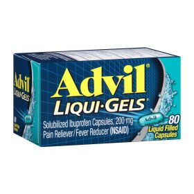 Advil Liqui-Gels Pain and Headache Reliever Ibuprofen Capsules;  200 mg;  80 Count - Advil