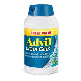 Advil Liqui-Gels Pain and Headache Reliever Ibuprofen Capsules;  200 mg;  200 Count - Advil