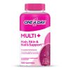 One A Day MULTI+ Hair;  Skin & Nails Support Gummy Multivitamin;  120 Count - One A Day