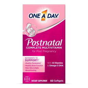 One A Day Postnatal Multivitamin for Women;  Softgels;  60 Count - One A Day