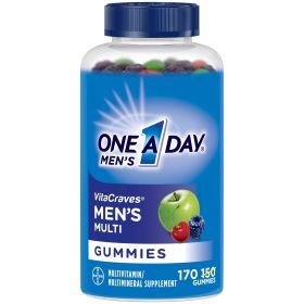 One A Day Men's Gummy Multivitamin for Men;  170 Count - One A Day