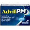 Advil PM Pain and Headache Reliever Ibuprofen Caplets;  20 Count - Advil