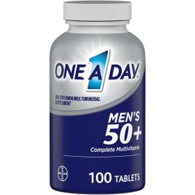 One A Day Men's 50+ Multivitamin Tablets for Men;  100 Count - One A Day