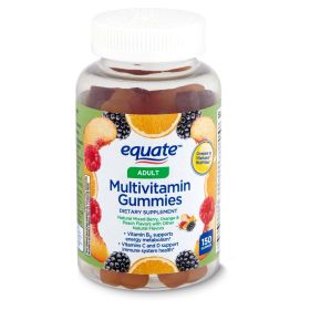 Equate Adult Once Daily Multivitamin Gummies Dietary Supplement;  150 Count - Equate