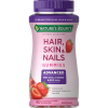 Nature's Bounty Advanced Hair;  Skin and Nails Strawberry Gummies;  6000 mcg Biotin;  90 Count - Nature's Bounty