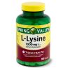 Spring Valley Lysine Amino Acid Supplements;  100 Count - Spring Valley