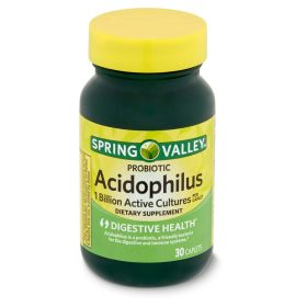 Spring Valley Probiotic Acidophilus Dietary Supplement;  30 Count - Spring Valley