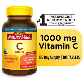 Nature Made Extra Strength Vitamin C 1000 mg Tablets;  105 Count - Nature Made