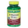 Spring Valley D-Mannose 500 mg Veg Capsules;  120 Count - Spring Valley