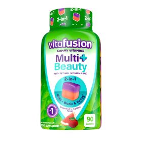 Vitafusion Multi+ Beauty 2-in-1 Benefits & Flavors Gummy Vitamins;  90 Count - Vitafusion