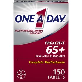 One A Day Proactive 65+ Multivitamin Tablets for Men and Women;  150 Count - One A Day