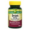 Spring Valley Iron Tablets Dietary Supplement;  65 mg;  100 Count - Spring Valley