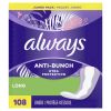 Always Anti-Bunch Xtra Protection Daily Liners Long;  108 Ct - Always