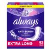 Always Anti-Bunch Xtra Protection Daily Liners Long Absorbency Unscented;  92 Ct - Always