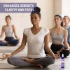 Zen Like Meditation Mist For Yoga and Manifesting. Namaste Aromatherapy Spray for Inner Peace;  Calm and Clarity. Multiple Blends. 8 Ounce. - HUM Blen