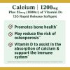 Nature's Bounty Calcium + Vitamin D3 Softgels;  1200 mg;  120 Count - Nature's Bounty