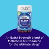 OLLY Extra Strength Sleep Gummy Supplement, 5mg Melatonin, L Theanine, Blackberry, 70 Count - OLLY