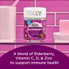 OLLY Extra Strength Elderberry Gummies, Immune Support, Vitamin C, D, Zinc, Berry, 60 Count - OLLY